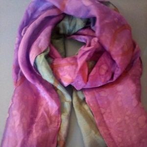 100% silk  Shalimar scarf